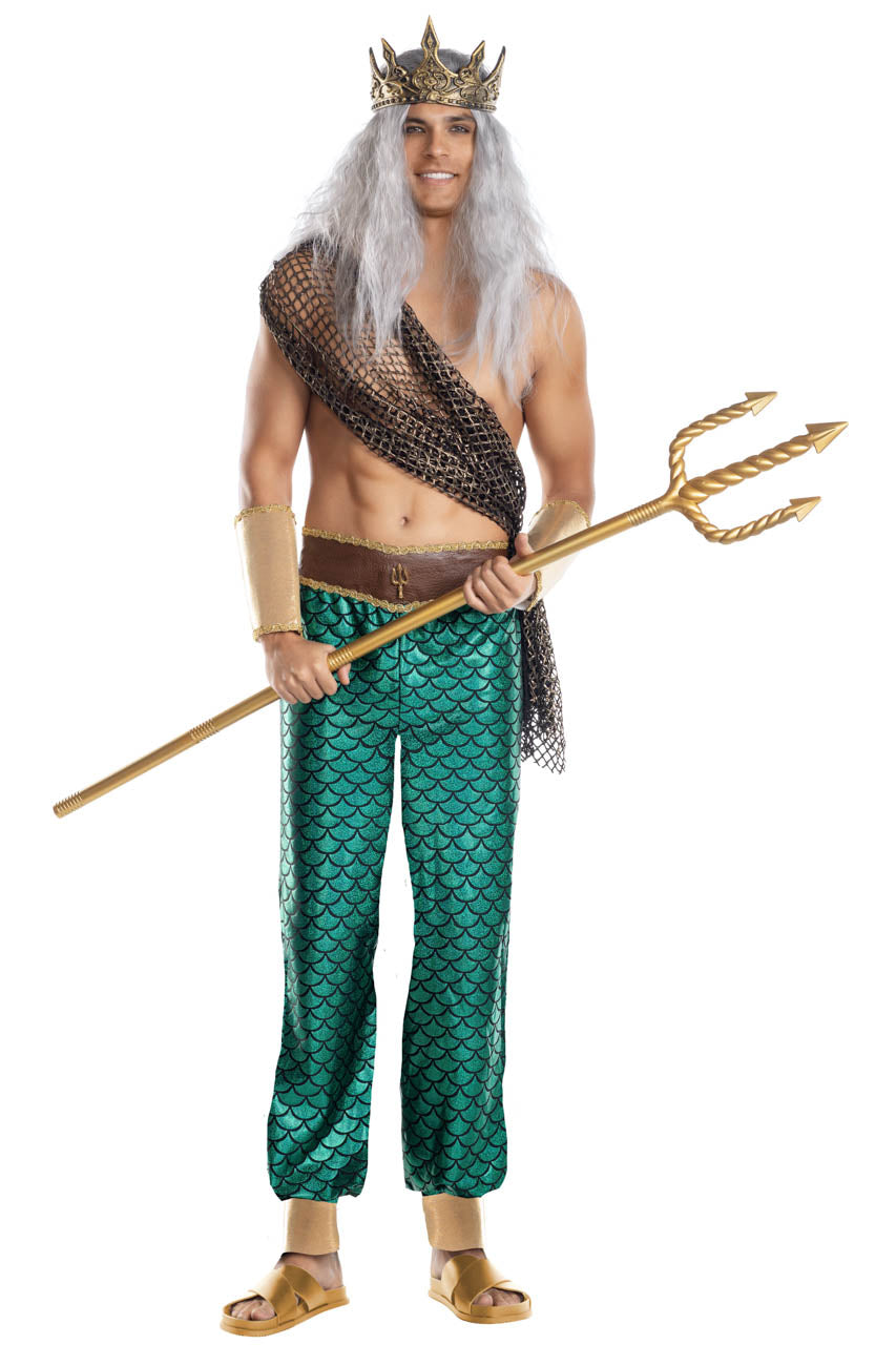 Men's Poseidon Costume, Poseidon Halloween Costume – 3wishes.com